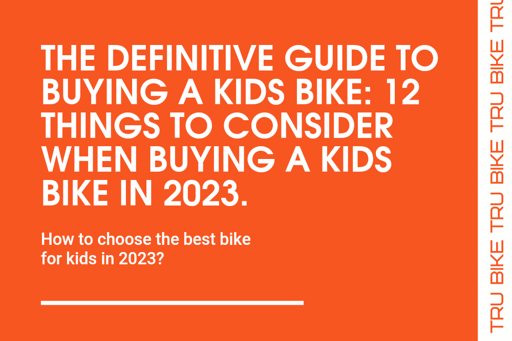 Choosing a kids discount bike