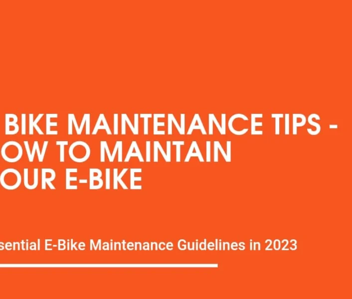 E Bike Maintenance Tips - How to maintain your e-bike